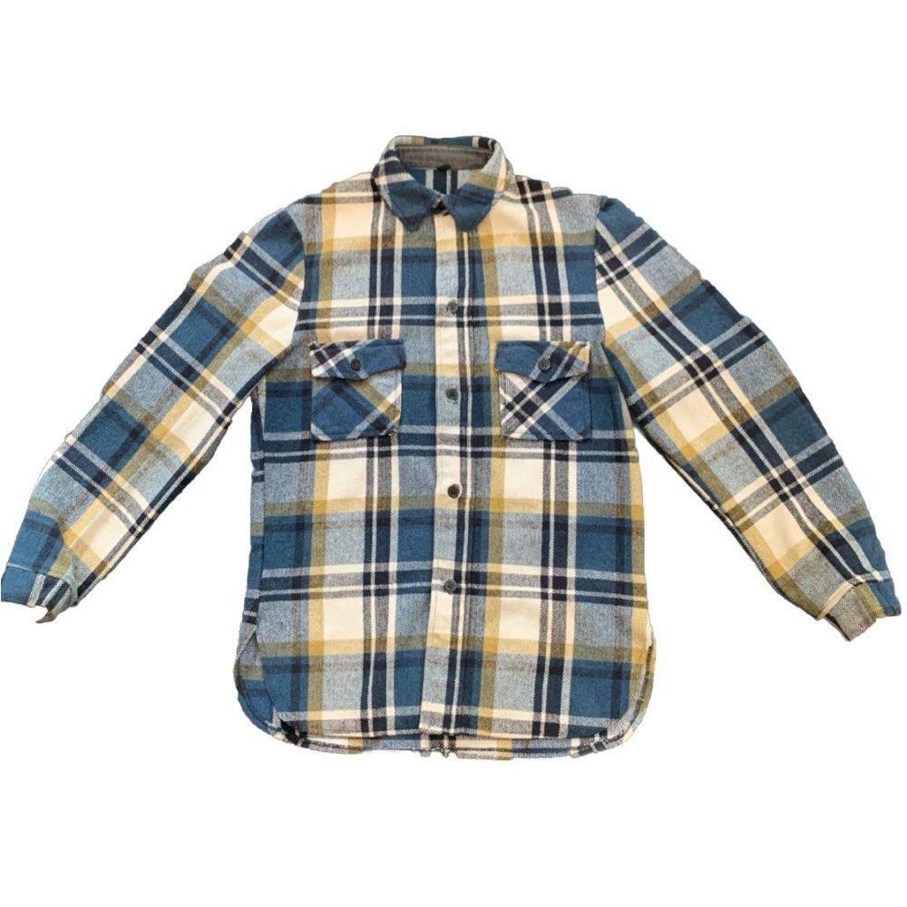 Retro 1970s Lumberjack Flannel Heavy Woven